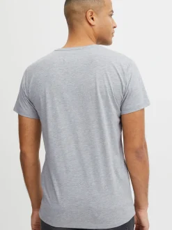 Indicode Herren T-Shirt - IDRonny in grau