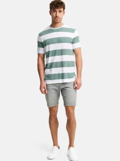 Indicode Herren T-Shirt - INAriba in grün weiß
