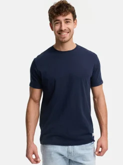 Indicode Herren T-Shirt - INHerbst in blau