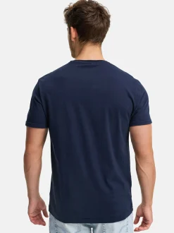 Indicode Herren T-Shirt - INHerbst in blau