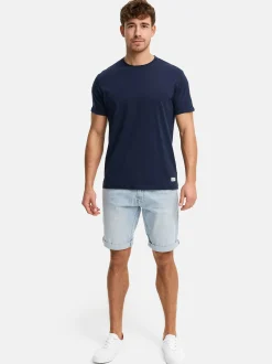 Indicode Herren T-Shirt - INHerbst in blau