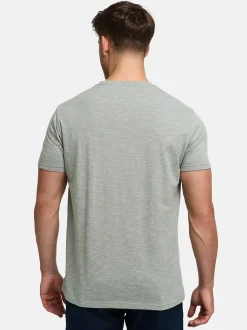 Indicode Herren T-Shirt - INHips in grau