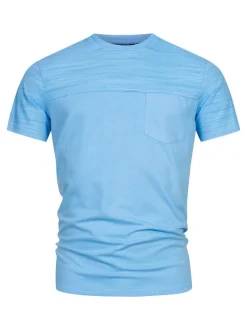 Indicode Herren T-Shirt - INSprings in blau