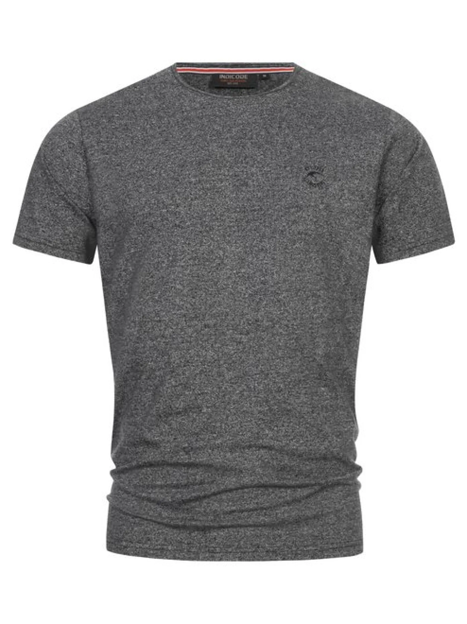 Indicode Herren T-Shirt - INWalmore in schwarz