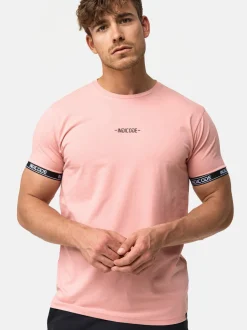Indicode Herren T-Shirt - Lutzy in rosa