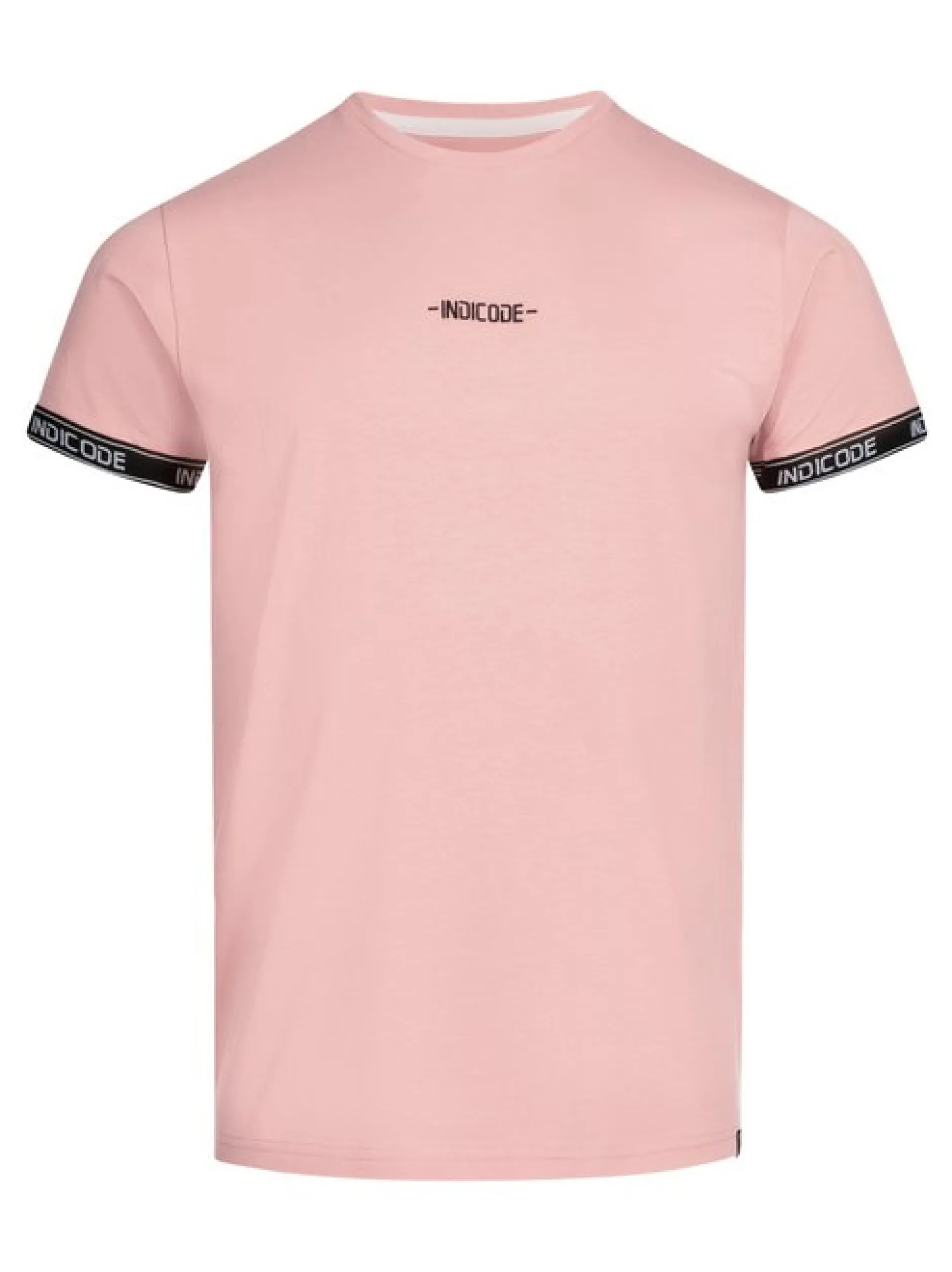 Indicode Herren T-Shirt - Lutzy in rosa