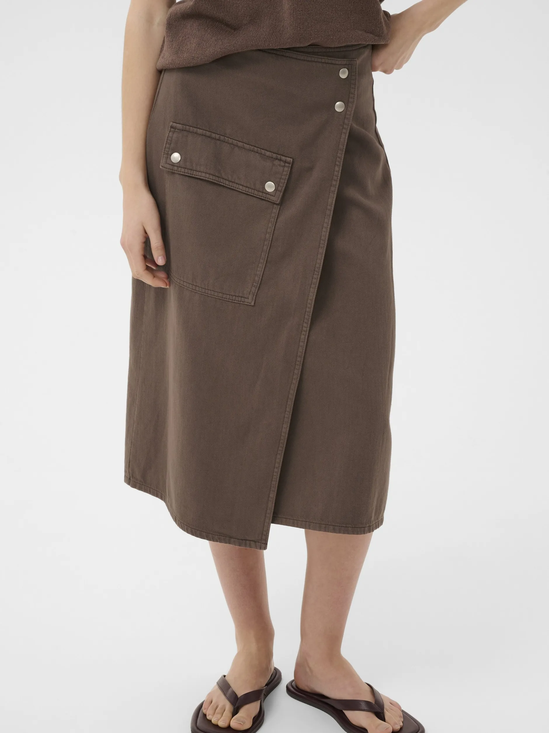 Inwear Damen Denimrock GLADYSIW in braun