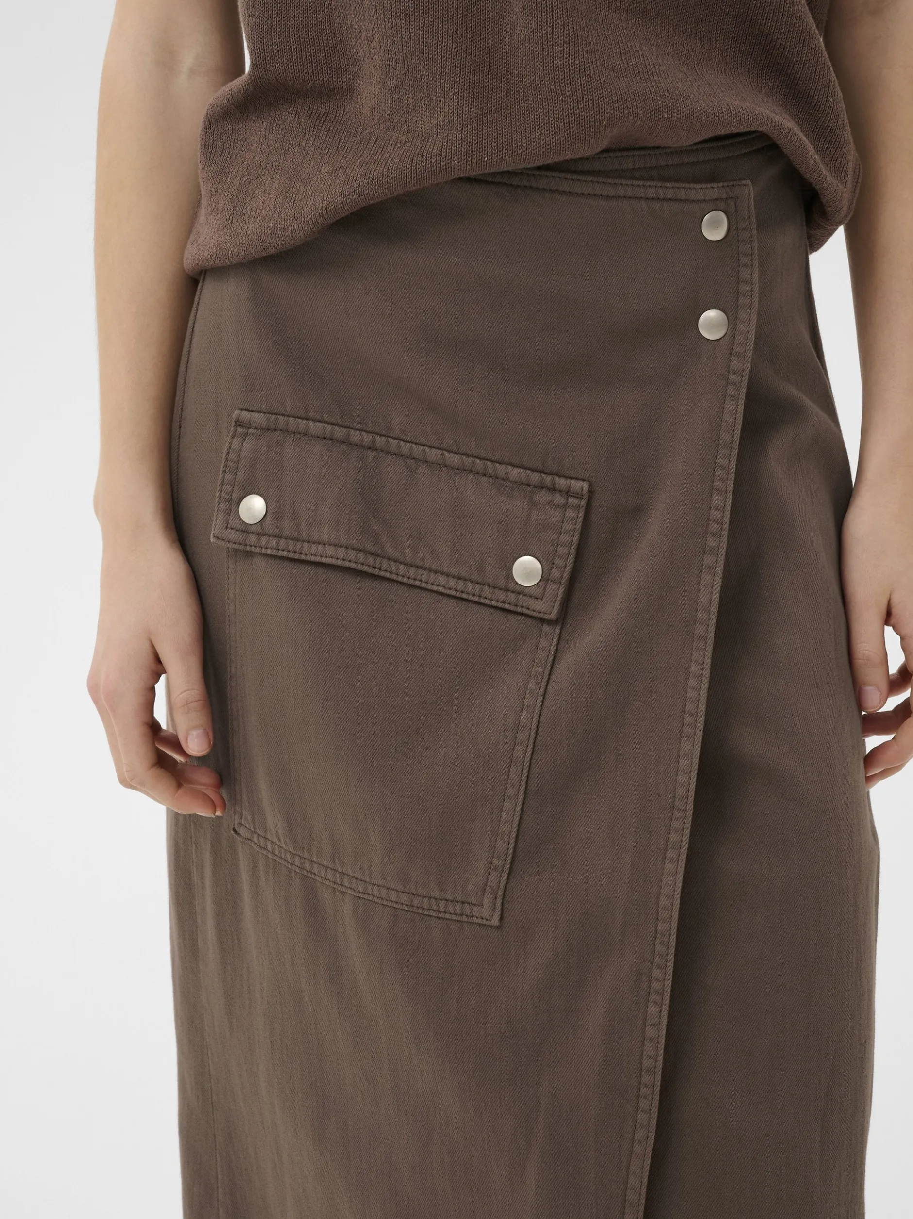 Inwear Damen Denimrock GLADYSIW in braun