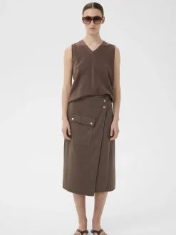 Inwear Damen Denimrock GLADYSIW in braun