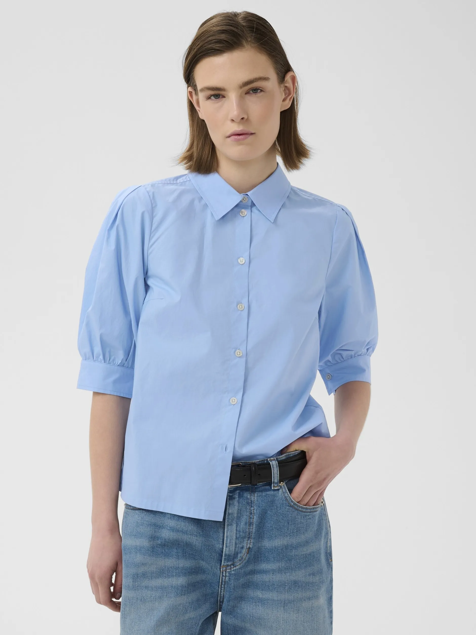 Inwear Damen Hemdbluse GLORIAIW in blau