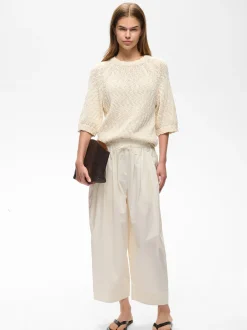 Inwear Damen Hose HAZEIW Elastische Taille in vanille
