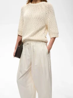 Inwear Damen Hose HAZEIW Elastische Taille in vanille