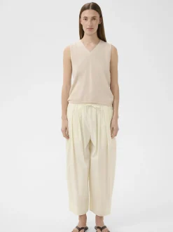 Inwear Damen Hose HAZEIW Elastische Taille in vanille