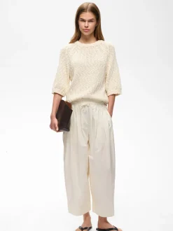 Inwear Damen Hose HAZEIW Elastische Taille in vanille