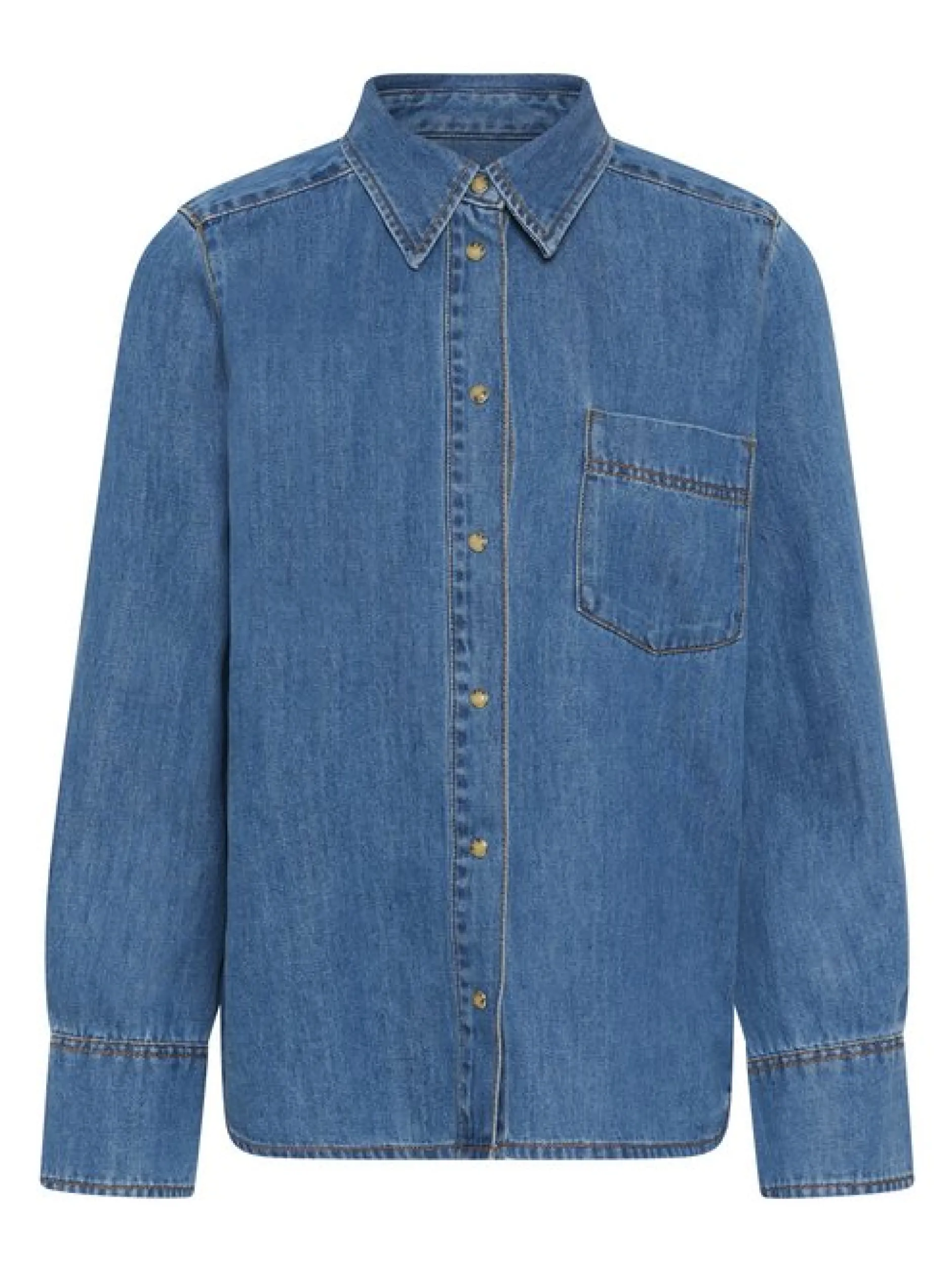 Inwear Damen Jeanshemd GLENNIW in medium stone denim