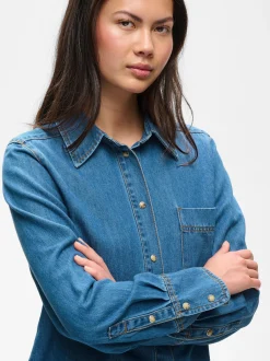 Inwear Damen Jeanshemd GLENNIW in medium stone denim