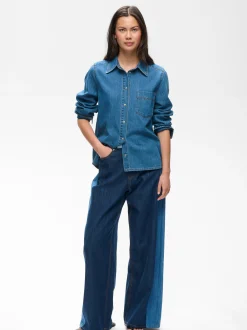 Inwear Damen Jeanshemd GLENNIW in medium stone denim