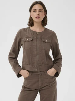 Inwear Damen Jeansjacke GLADYSIW in braun