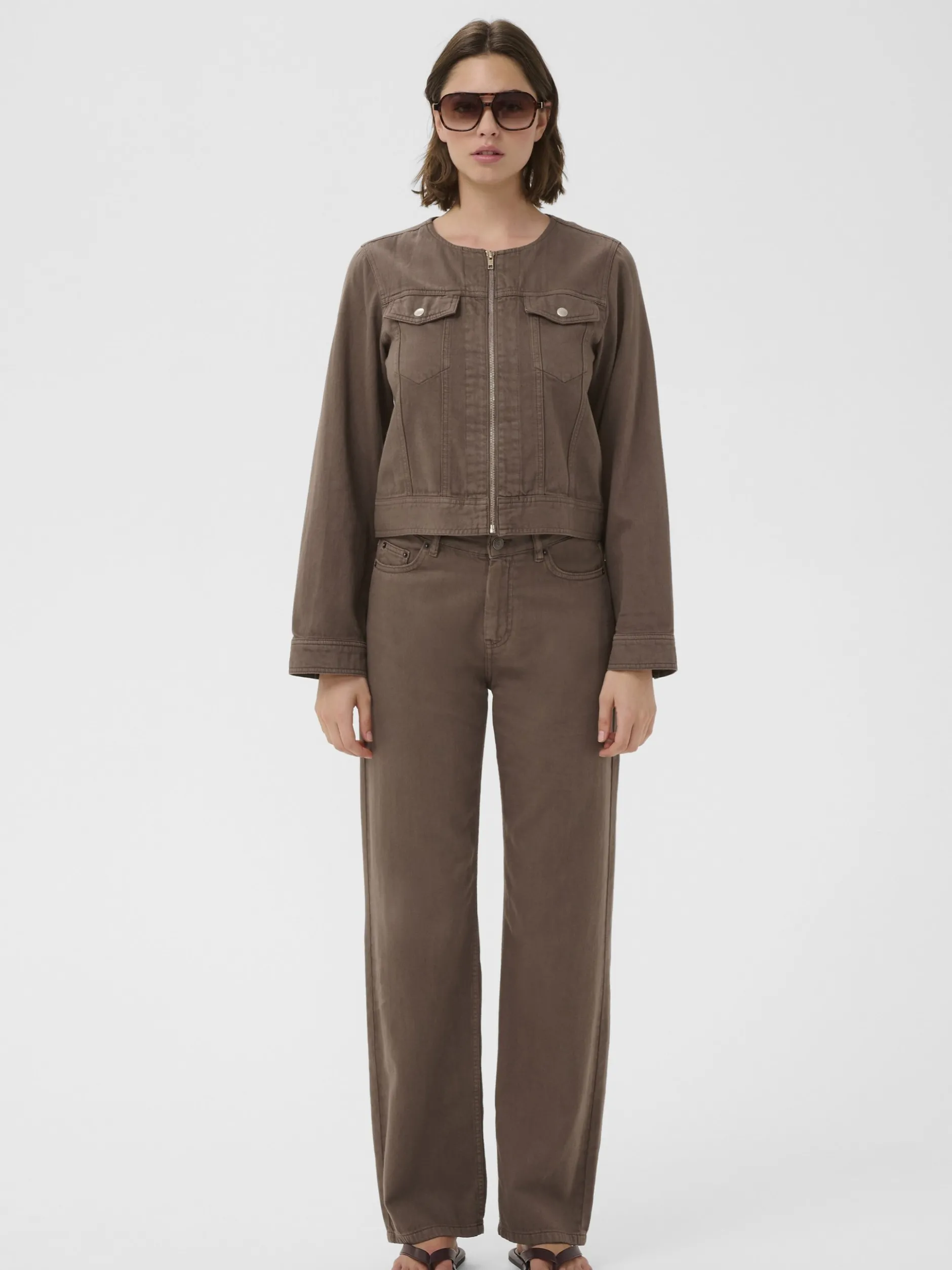 Inwear Damen Jeansjacke GLADYSIW in braun