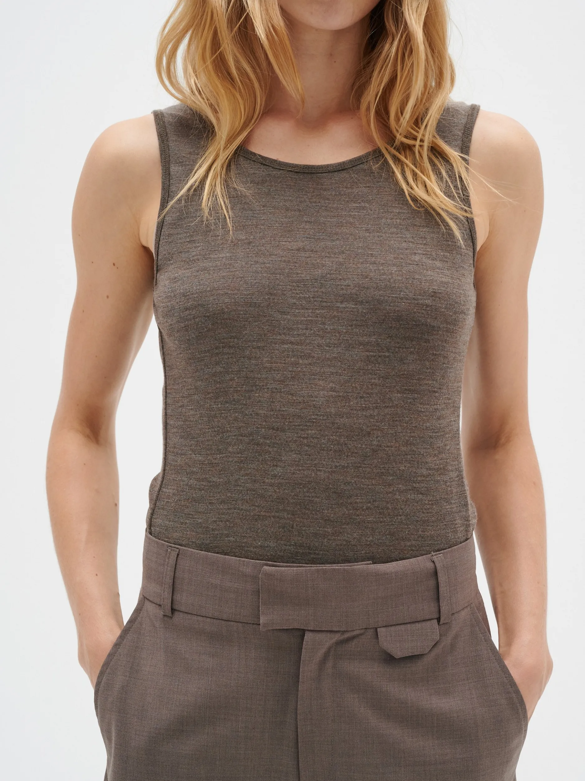 Inwear Damen Jerseytop FangIW in braun