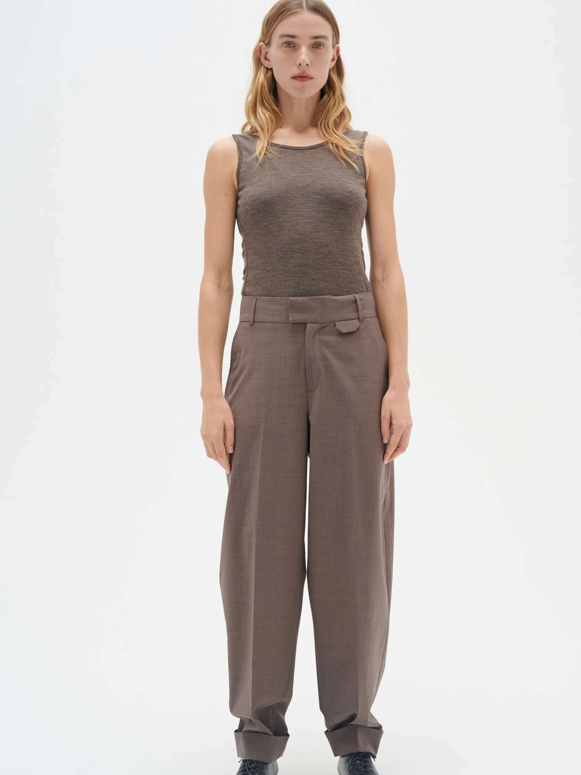 Inwear Damen Jerseytop FangIW in braun