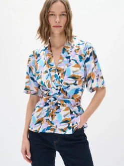 Inwear Damen Kurzarmbluse SendraIW in mehrfarbig