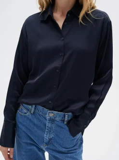 Inwear Damen Langarm - Hemd Leonore in marine