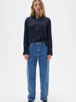 Inwear Damen Langarm - Hemd Leonore in marine