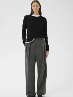 Inwear Damen Pants Suiting NataliaIW Hohe Taille in anthrazit