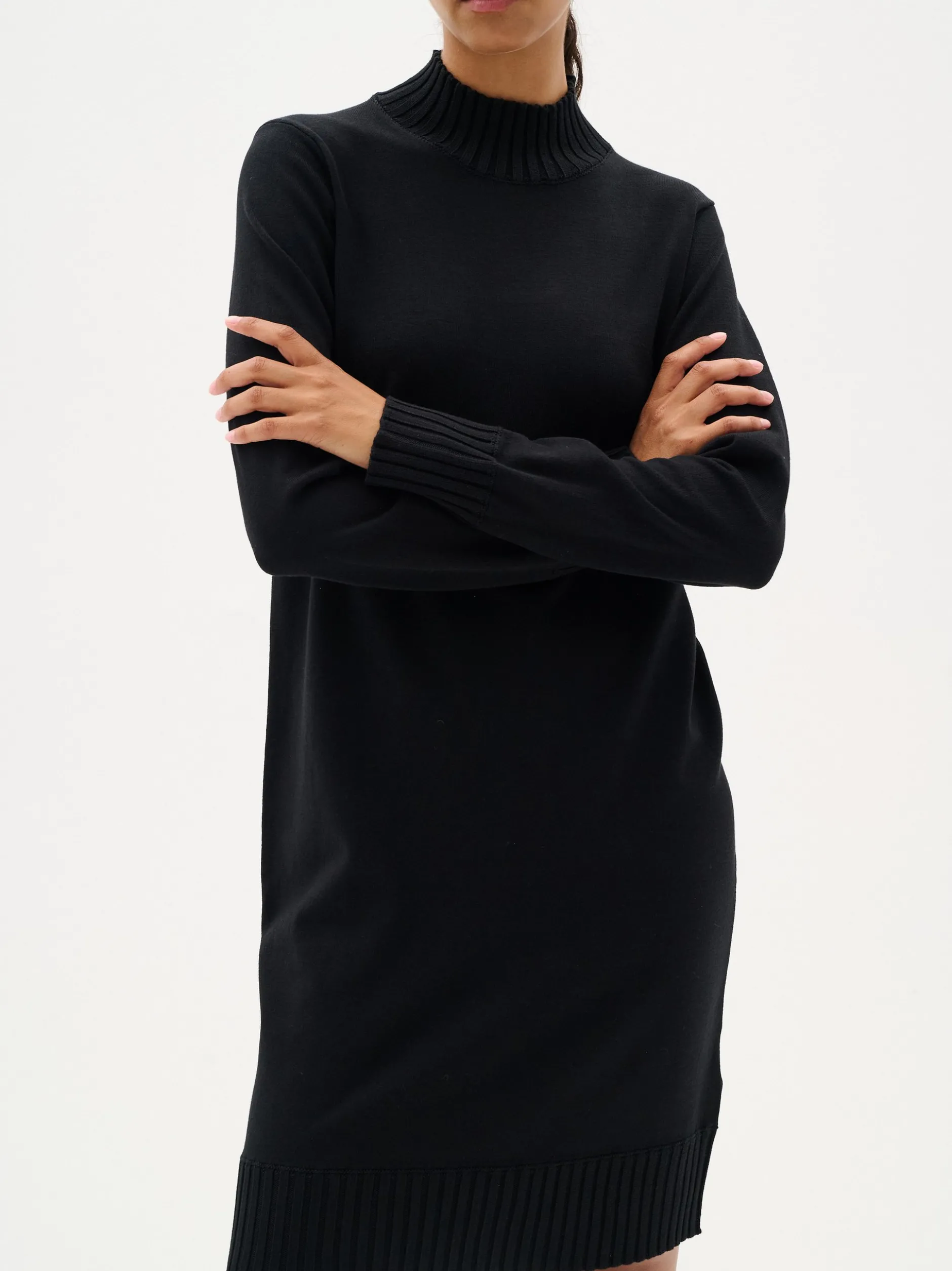 Inwear Damen Strickkleid ZauloIW in schwarz