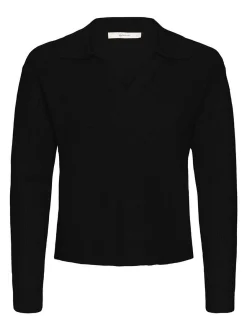 Inwear Damen Strickpullover YenahIW in schwarz