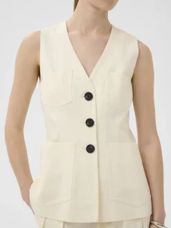 Inwear Damen Weste QUENTAIW in vanille