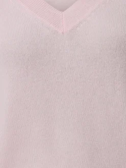 IPURI Damen Cashmere-Pullover in rosa - Ärmel: langarm