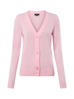 IPURI Damen Pure Cashmere Strickjacke in rosa