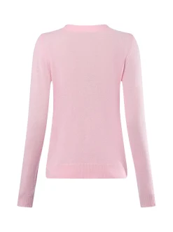 IPURI Damen Pure Cashmere Strickjacke in rosa