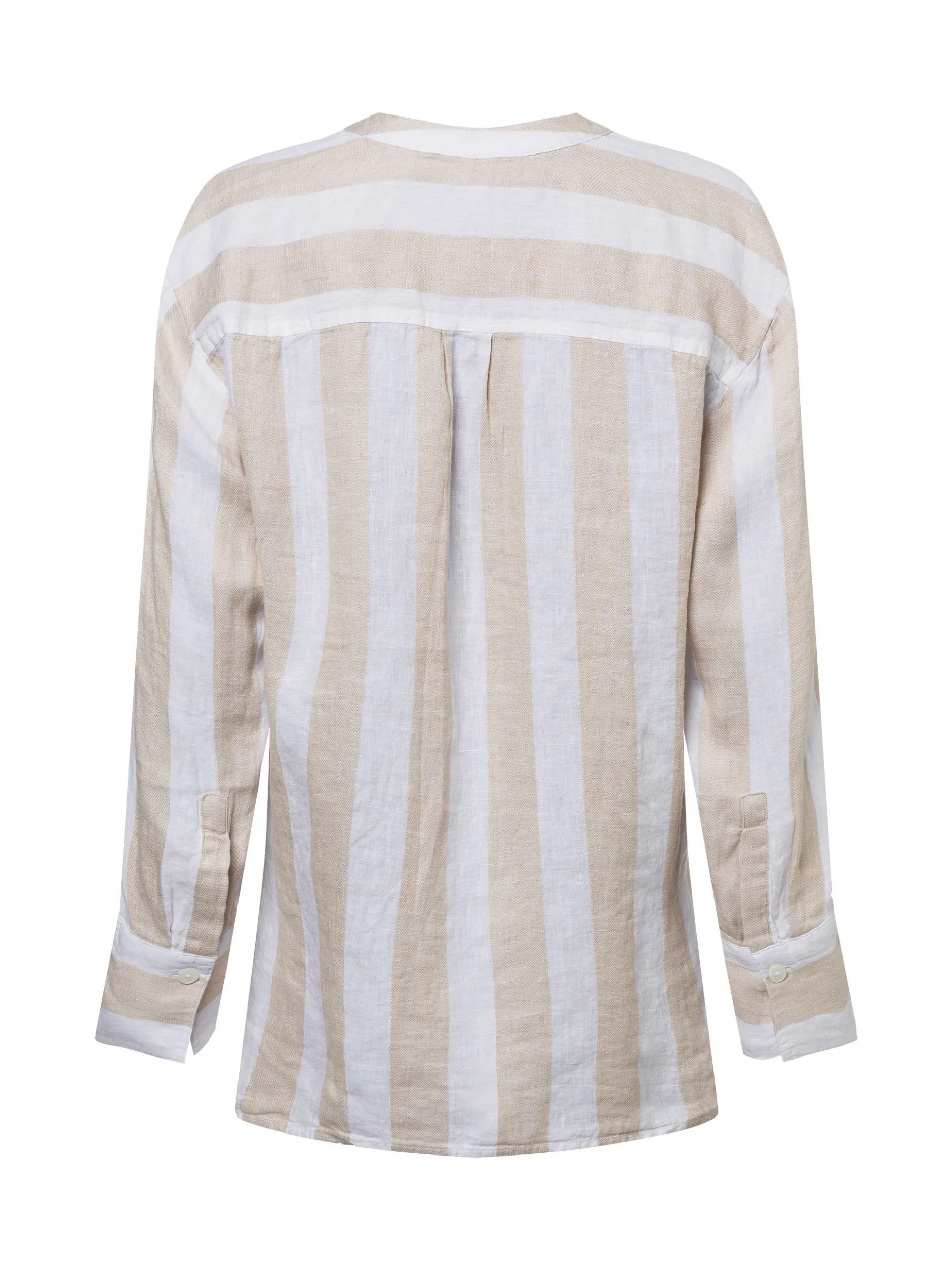 Ipuri Essentials Damen Leinenbluse in beige ecru