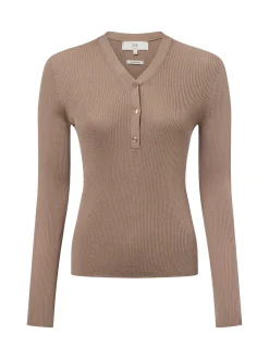Ipuri Essentials Damen Strickpullover in kitt