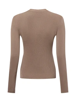 Ipuri Essentials Damen Strickpullover in kitt