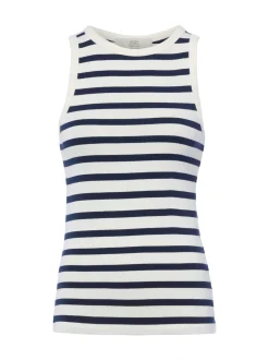 Ipuri Essentials Damen Tanktop in ecru marine