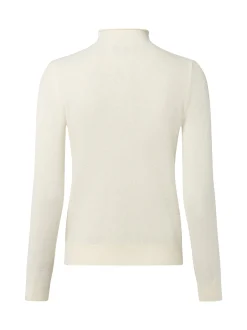 Ipuri Essentials Damen Wollpullover mit Merino-Anteil in ecru