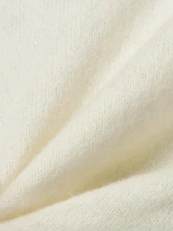 Ipuri Essentials Damen Wollpullover mit Merino-Anteil in ecru
