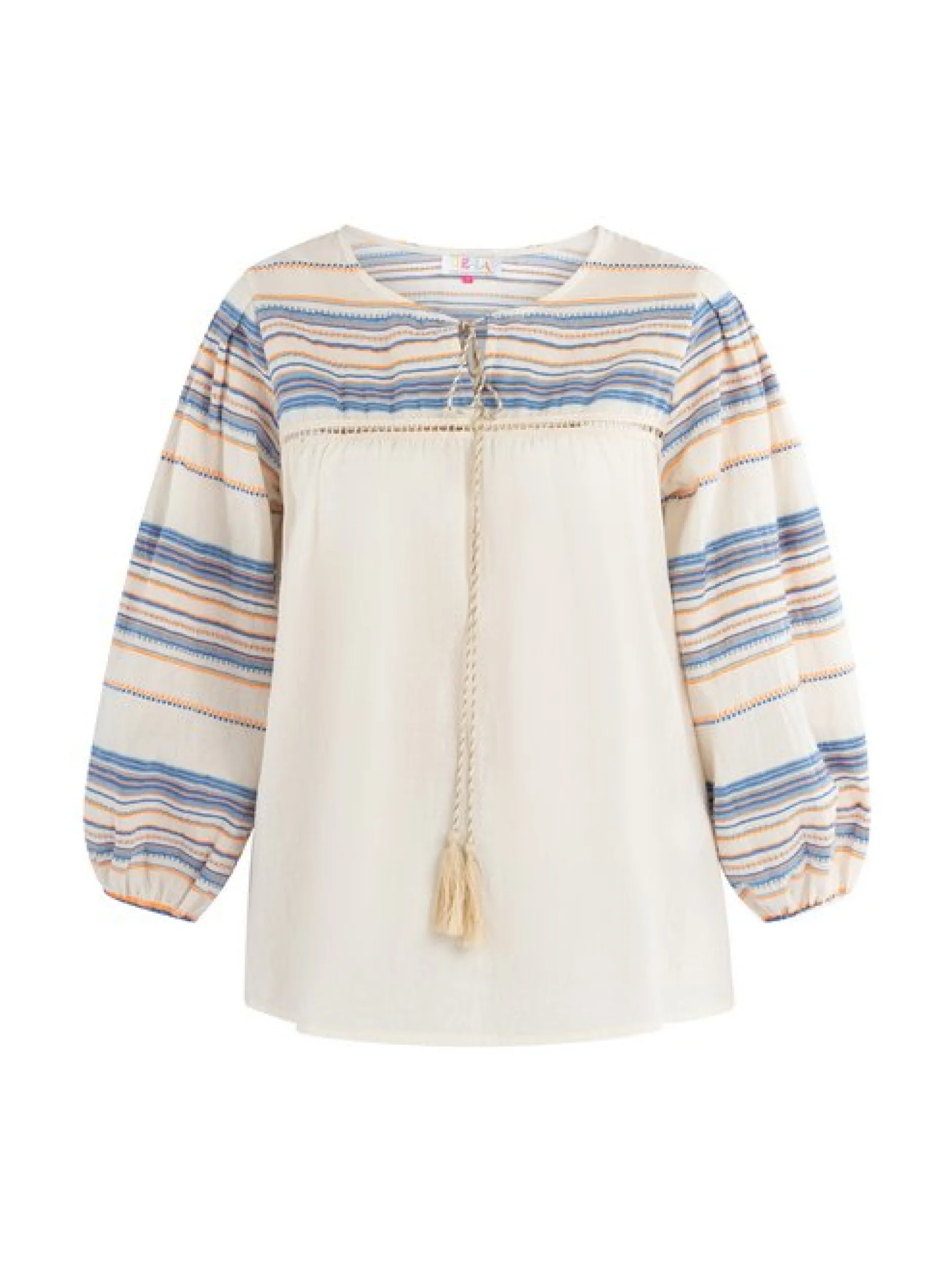 IZIA Damen Bluse in mehrfarbig - Ausschnitt: Rundhals