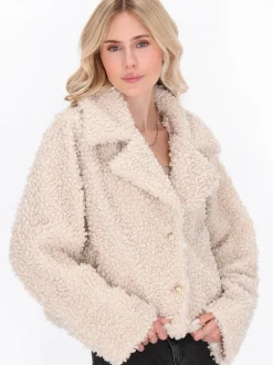 IZIA Damen Jacke in beige