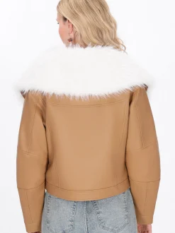 IZIA Damen Jacke in camel