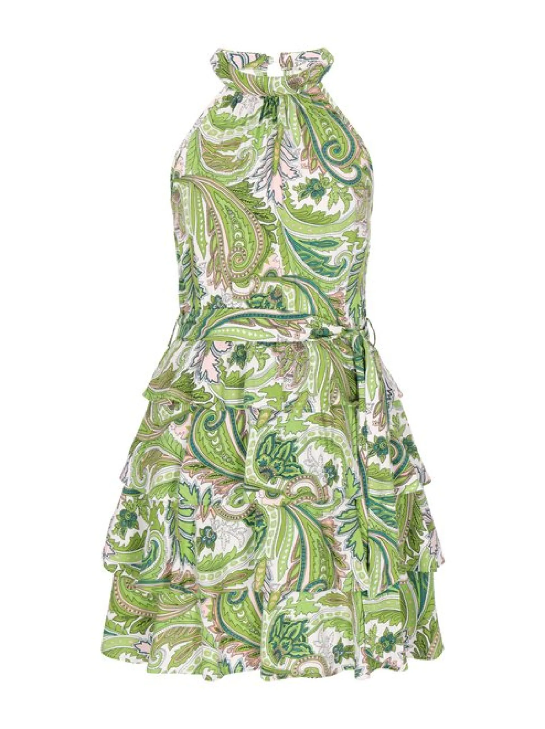 IZIA Damen Kleid in grün - Länge: mittel