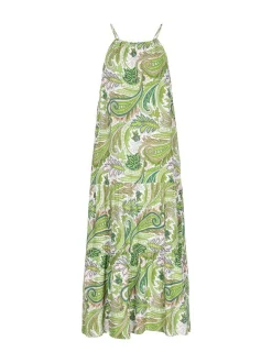 IZIA Damen Kleid in grün - Länge: mittel