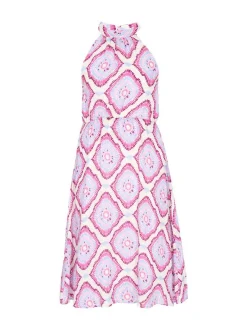 IZIA Damen Kleid in lila - Länge: mittel