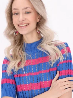 IZIA Damen Kleid in mehrfarbig - Länge: mittel