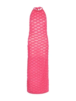 IZIA Damen Kleid in pink - Länge: mittel