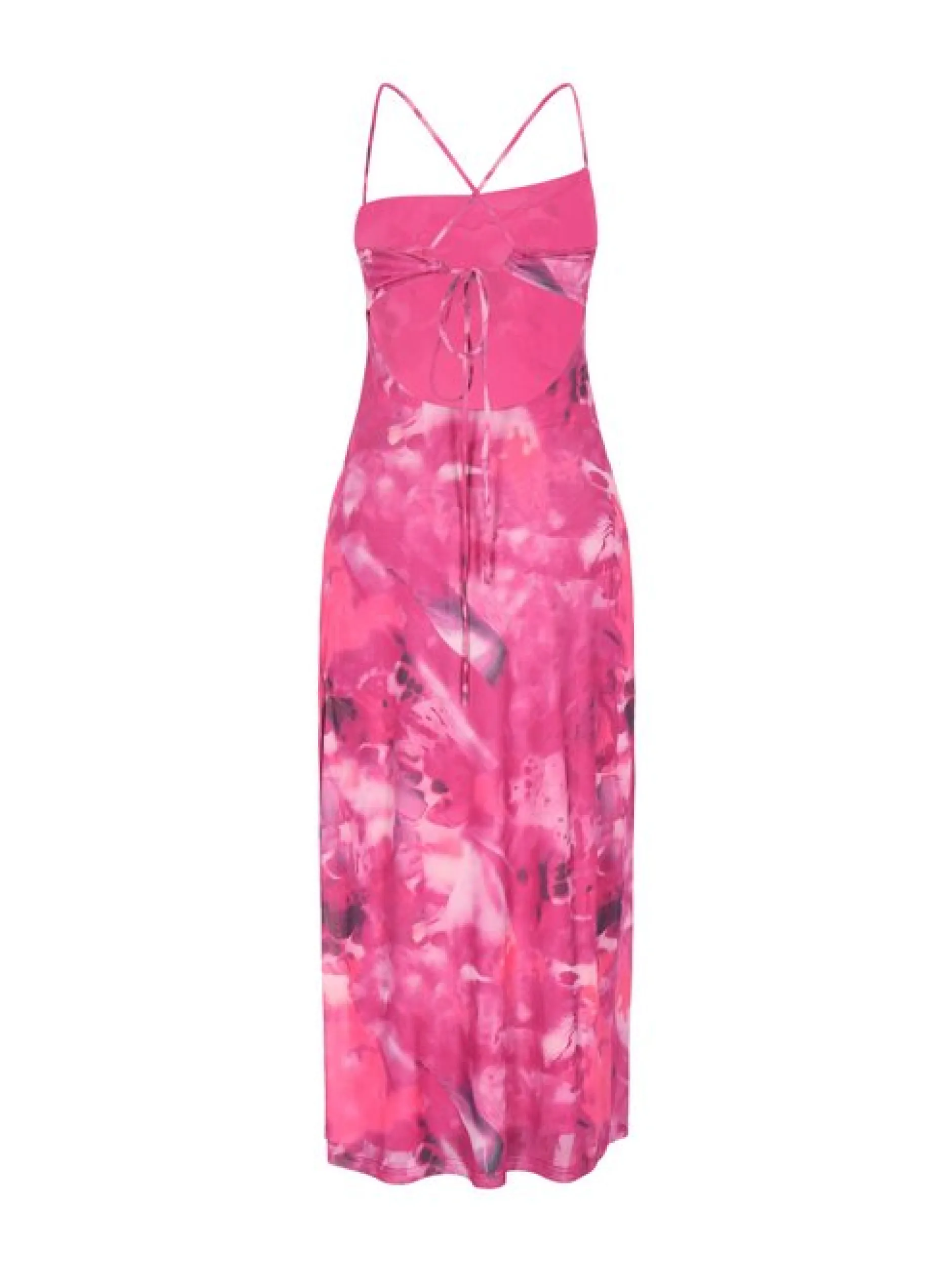 IZIA Damen Kleid in purple - Länge: mittel
